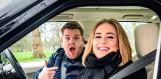 Adele canta seus sucessos, Spice Girls e Nicki Minaj num passeio de carro