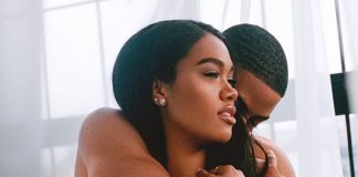 Amber Mark arrisca suas fichas no jogo do amor na elegante “What If”